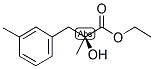 Ethyl (S)-2-hydroxy-2-methyl(3-methylbenzene)propanoate 结构式