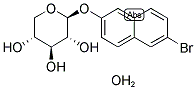 2-(6-Bromonaphthyl)-beta-D-xylopyranoside hydrate 结构式