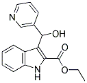 3-(HYDROXY-PYRIDIN-3-YL-METHYL)-1H-INDOLE-2-CARBOXYLIC ACID ETHYL ESTER 结构式