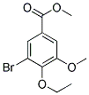 3-BROMO-4-ETHOXY-5-METHOXY-BENZOIC ACID METHYL ESTER 结构式
