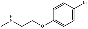2-(4-溴苯氧基)-N-甲基乙胺 结构式
