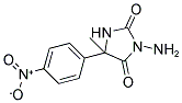 3-AMINO-5-METHYL-5-(4-NITROPHENYL)IMIDAZOLIDINE-2,4-DIONE 结构式