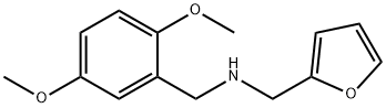 (3-(2,5-二甲氧基苄基)呋喃-2-基)甲胺 结构式