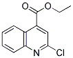 2-CHLORO-QUINOLINE-4-CARBOXYLIC ACID ETHYL ESTER 结构式