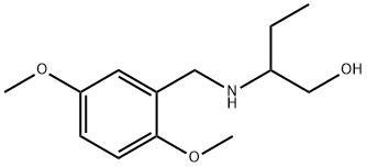 2-(2,5-DIMETHOXY-BENZYLAMINO)-BUTAN-1-OL 结构式