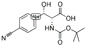 BOC-D-THREO-3-(4-CYANOPHENYL)SERINE 结构式