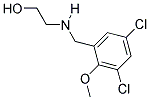2-((3,5-DICHLORO-2-METHOXYBENZYL)AMINO)ETHANOL 结构式