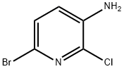 3-氨基-6-溴-2-氯吡啶 结构式