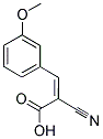 2-CYANO-3-(3-METHOXY-PHENYL)-ACRYLIC ACID 结构式