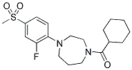 CYCLOHEXYL-[4-(2-FLUORO-4-METHANESULFONYL-PHENYL)-[1,4]DIAZEPAN-1-YL]-METHANONE 结构式