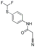 2-CYANO-N-(4-DIFLUOROMETHYLSULFANYL-PHENYL)-ACETAMIDE 结构式