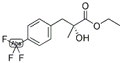 ETHYL (R)-2-HYDROXY-2-METHYL(4-TRIFLUOROMETHYLBENZENE)PROPANOATE 结构式