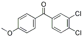 3,4-DICHLORO-4'-METHOXYBENZOPHENONE 结构式