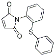 1-(2-PHENYLSULFANYL-PHENYL)-PYRROLE-2,5-DIONE 结构式