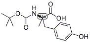 BOC-Α-甲基-D-酪氨酸 结构式