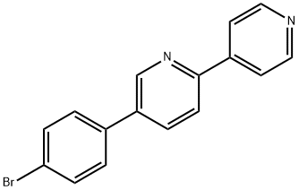 5-(4-溴苯基)-2,4-联吡啶 结构式