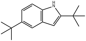 2,5-二叔丁基-1H-吲哚 结构式