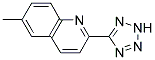 6-METHYL-2-(2H-TETRAZOL-5-YL)-QUINOLINE 结构式