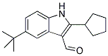 5-TERT-BUTYL-2-CYCLOPENTYL-1H-INDOLE-3-CARBALDEHYDE 结构式