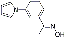 1-(3-PYRROL-1-YL-PHENYL)-ETHANONE OXIME 结构式