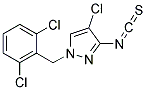 4-氯-1-(2,6-二氯苄基)-3-异硫代CYANATO-1H-吡唑 结构式