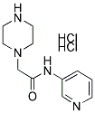 2-PIPERAZIN-1-YL-N-PYRIDIN-3-YLACETAMIDE DIHYDROCHLORIDE 结构式