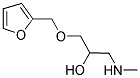 1-(2-FURYLMETHOXY)-3-METHYLAMINO-2-PROPANOL 结构式