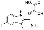 2-(5-FLUORO-2-METHYL-1H-INDOL-3-YL)ETHANAMINE OXALATE 结构式