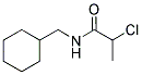 2-CHLORO-N-(CYCLOHEXYLMETHYL)PROPANAMIDE 结构式