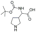 TERT-BUTOXYCARBONYLAMINO-PYRROLIDIN-3-YL-ACETIC ACID 结构式