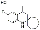 6'-FLUORO-4'-METHYL-3',4'-DIHYDRO-1'H-SPIRO[CYCLOHEPTANE-1,2'-QUINOLINE] HYDROCHLORIDE 结构式