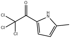 2,2,2-三氯-1-(5-甲基-1H-吡咯-2-基)乙-1-酮 结构式