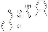 2-(2-CHLOROBENZOYL)-N-(2,3-DIMETHYLPHENYL)HYDRAZINECARBOTHIOAMIDE 结构式
