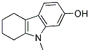 2-HYDROXY-5,6,7,8-TETRAHYDRO-9-METHYLCARBAZOLE 结构式