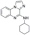 N-CYCLOHEXYLIMIDAZO[1,2-A]QUINOXALIN-4-AMINE 结构式