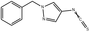 1-BENZYL-4-ISOTHIOCYANATO-1H-PYRAZOLE 结构式