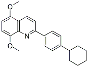 2-(4-CYCLOHEXYLPHENYL)-5,8-DIMETHOXYQUINOLINE 结构式