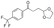 3-(1,3-DIOXOLAN-2-YL)-4'-TRIFLUOROMETHYLPROPIOPHENONE 结构式