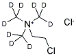 (2-CHLOROETHYL)TRIMETHYL-D9-AMMONIUM CHLORIDE 结构式