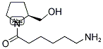 (S)-6-AMINO-1-(2-HYDROXYMETHYL-PYRROLIDIN-1-YL)-HEXAN-1-ONE 结构式