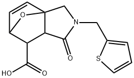 1-Oxo-2-(thiophen-2-ylmethyl)-1,2,3,6,7,7a-hexahydro-3a,6-epoxyisoindole-7-carboxylicacid