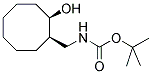 BOC-(+/-)-CIS-2-AMINOMETHYLCYCLOOCTANOL 结构式