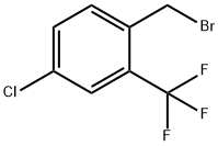 4-氯-2-三氟甲基溴苄 结构式