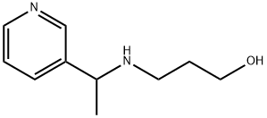 3-((1-(吡啶-3-基)乙基)氨基)丙烷-1-醇 结构式