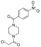 2-CHLORO-1-[4-(4-NITRO-BENZOYL)-PIPERAZIN-1-YL]-ETHANONE 结构式