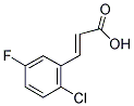3-(2-CHLORO-5-FLUORO-PHENYL)-ACRYLIC ACID 结构式