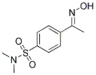 4-(1-HYDROXYIMINO-ETHYL)-N,N-DIMETHYL-BENZENESULFONAMIDE 结构式