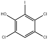 3,4,6-三氯-2-碘苯酚 结构式