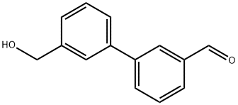 3'-(HYDROXYMETHYL)[1,1'-BIPHENYL]-3-CARBALDEHYDE 结构式