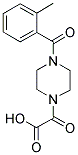 [4-(2-Methyl-benzoyl)-piperazin-1-yl]-oxo-acetic acid 结构式